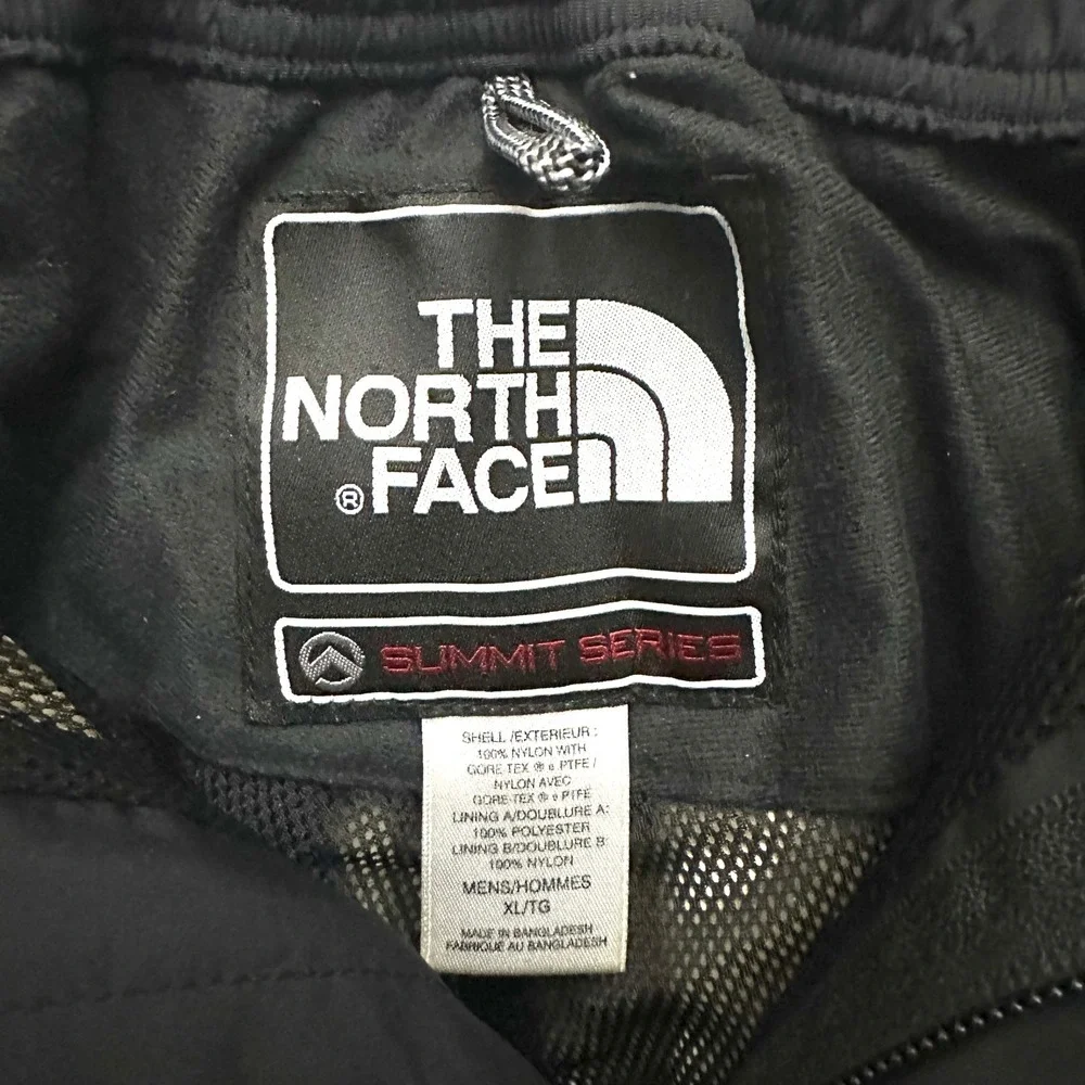North Face Summit Series Gore-Tex XCR Mens XL Black Snow Ski Pants Suspenders